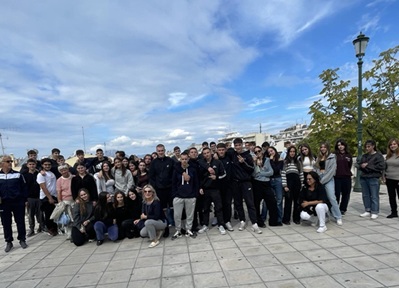 13 Οκτωβρίου 2025 – Εκπαιδευτική επίσκεψη των μαθητών/τριών της  Β΄ Τάξης  στο ιστορικό καταφύγιο της Πάτρας.